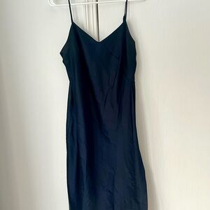 Banana Republic Elegant Navy Slip Dress